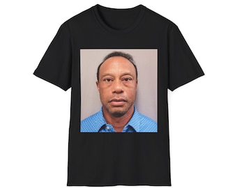 Tiger Woods mugshot 2026 Unisex T-Shirt, Tiger Woods Tee, Funny Shirt, Funny Gift Tee, Golfer Tee