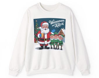 Suéter Weizenmann y Ko*ks AG, Serie Santa Claus & Co KG, Divertido, Fiesta, Navidad
