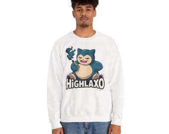 Sudadera Highlaxo - Suéter de fiesta divertido con parodia de Relaxo - Suéter de festival unisex - Celebra con amigos - Idea de regalo de Pokémon