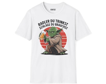Camiseta Radler bebes, necesitas golpes, camiseta divertida de Star Wars, Radler no es alcohol, camiseta Maestro Yoda Jedi, fiesta Mallorca