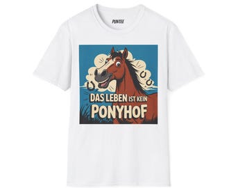 La vida no es una granja de ponis, camiseta, refranes divertidos en inglés, refranes, proverbios, ropa, Puntée