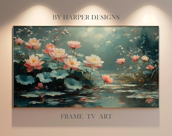 Wildflowers Painting Frame TV Art | Antique Floral Art | Pastel Colors | Vintage Botanical Art | Digital Art | Instant Download