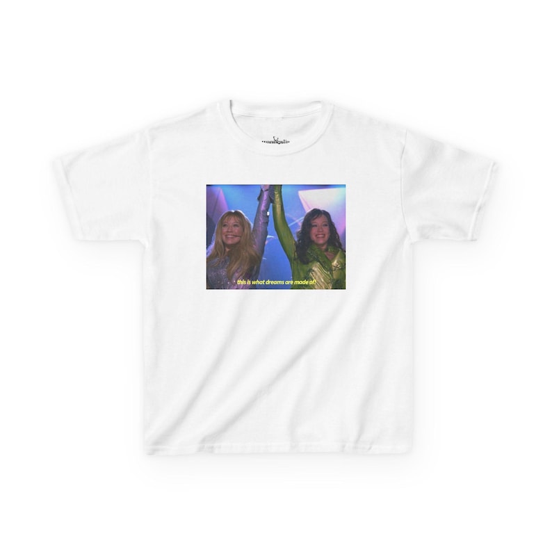 Lizzie Mcguire Baby Tee, Hilary Duff Y2K Graphic Tee, 2000s Nostalgic Tee image 2
