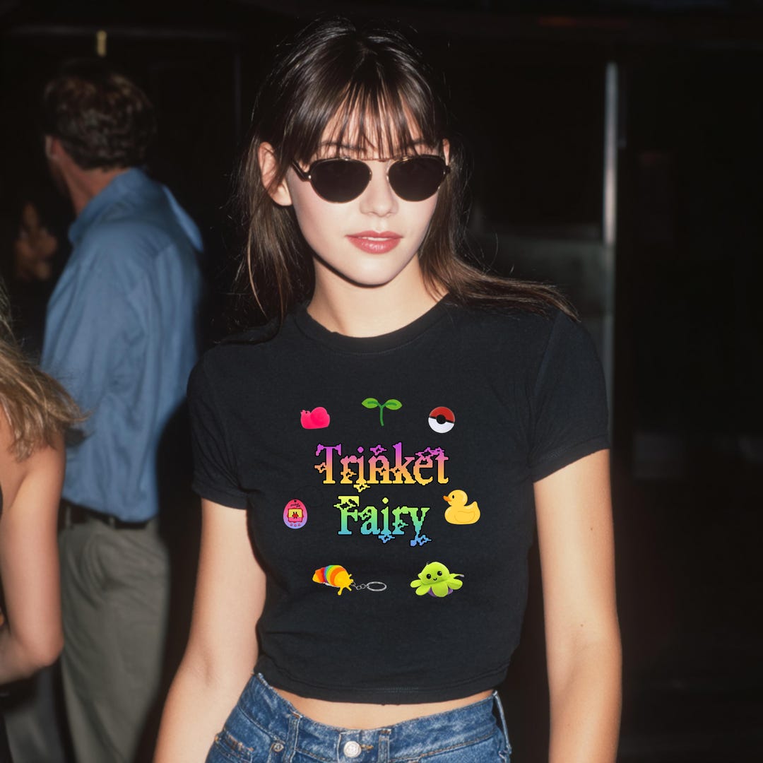 Baby Rave Items Trinket Fairy Baby Tee, Rave Crop Top, EDM Merch, Rave Wear - Etsy