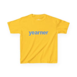 Yearner Baby Tee, Funny Graphic Tee, Y2K Graphic Tee, Y2K Baby Tee image 3