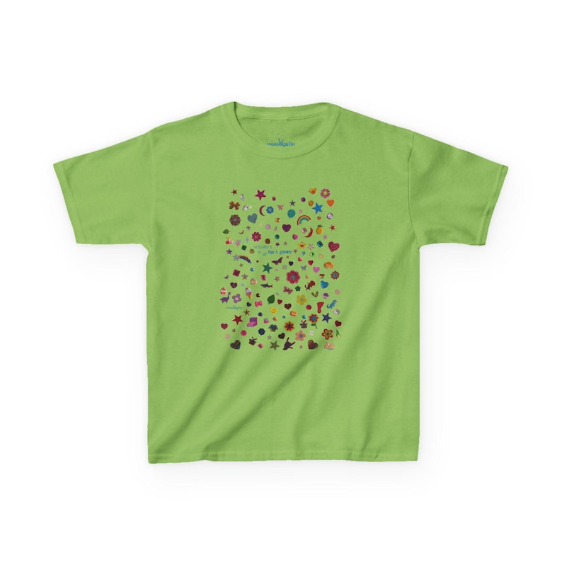 Actually It Is All Fun & Games Baby Tee, Graphic Tee, Y2K Baby Tee, 90s Aesthetic T-shirt, Vintage Tee image 4