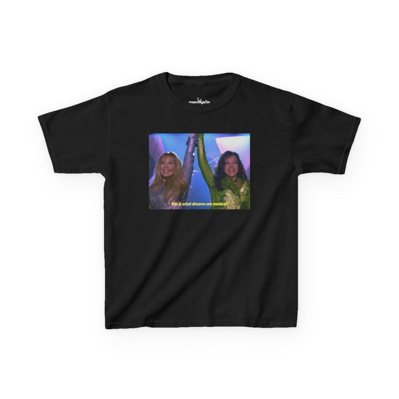 Lizzie Mcguire Baby Tee, Hilary Duff Y2K Graphic Tee, 2000s Nostalgic Tee image 3