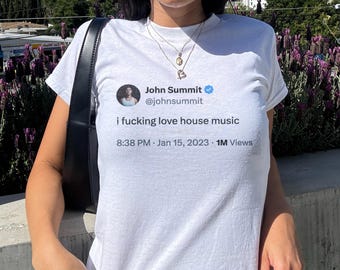 John Summit-baby-T-shirt, Y2K Rave-croptop, EDM-t-shirt, outfit voor muziekfestival