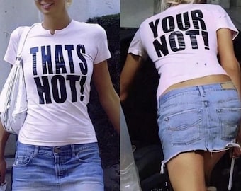 Das ist Heiße Bio-Baumwolle Baby T-Shirt - Y2K Paris Hilton Style
