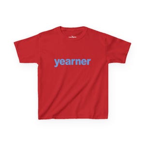 Yearner Baby Tee, Funny Graphic Tee, Y2K Graphic Tee, Y2K Baby Tee image 2