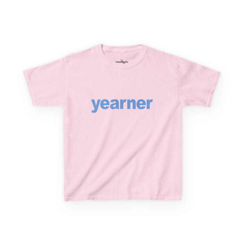 Yearner Baby Tee, Funny Graphic Tee, Y2K Graphic Tee, Y2K Baby Tee image 4