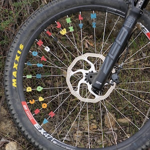 Alphabet Bike Spoke Decorations