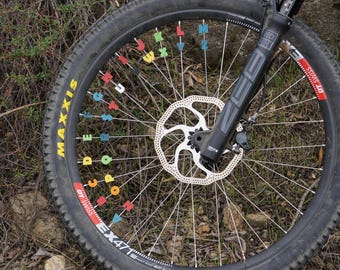 Alphabet Bike Spoke Decorations