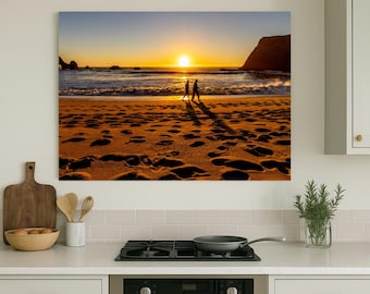Martin's Beach Sunset Print: California Coastal Seascape Photography
