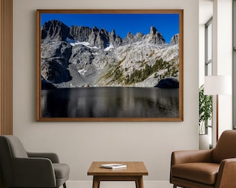 Sierra Nevada Lake Print: California Mountain Landscape Photography