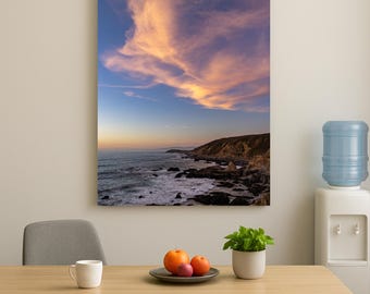 Bodega Bay Sunset Print: California Coastal Seascape Photography