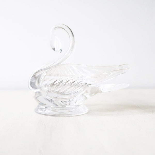 Glass Swan Dish Etsy UK