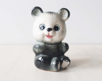 Vintage cute bear money box, vintage piggy bank