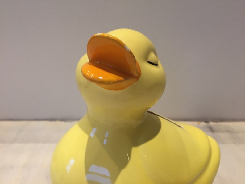 Vintage duck money box vintage duck figurine vintage piggy Etsy