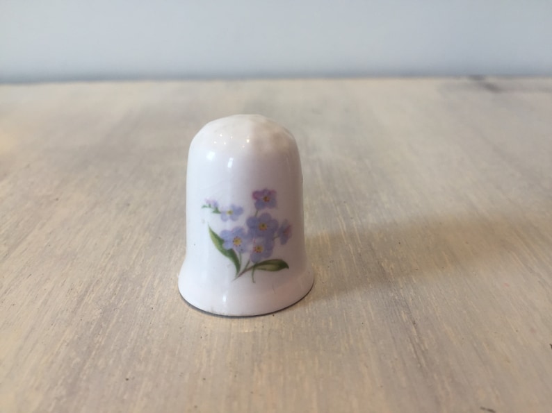 vintage bone china thimbles vintage china thimbles Vintage floral thimbles