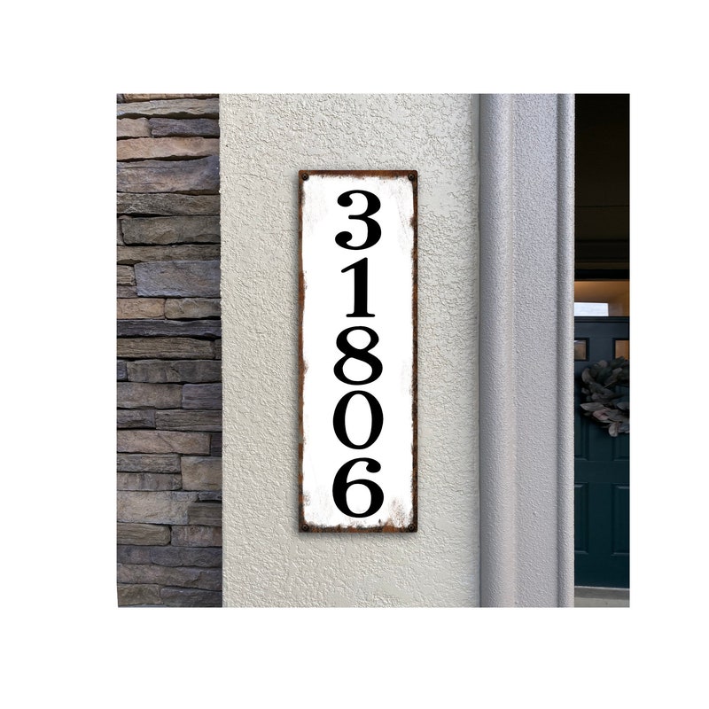 Fence Post House Numbers - Etsy