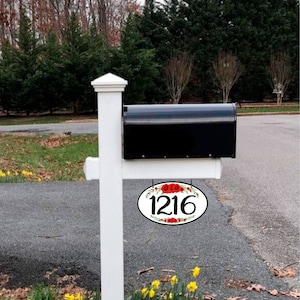 Mailbox Numbers, Light Post Address Sign, Personalized with Numbers, Name or Saying, House Address Plaque, Housewarming Gift, 7 x 12