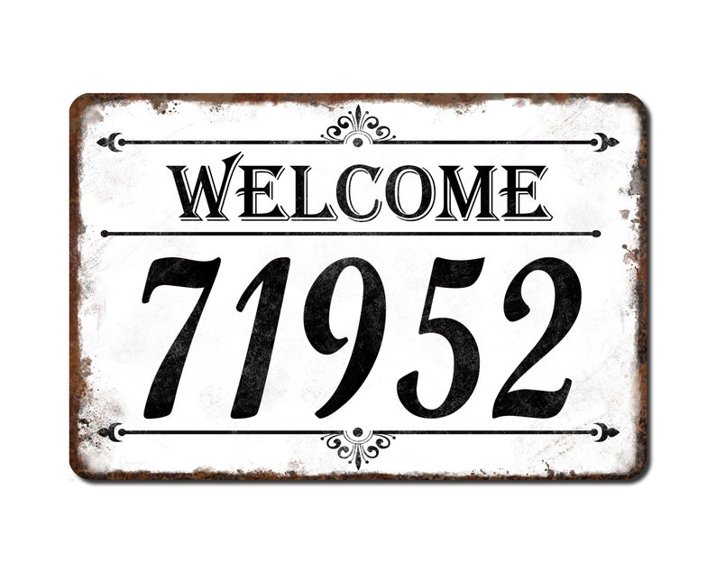 Rustic Address Sign House Numbers Mail Box Plaque Shabby - Etsy