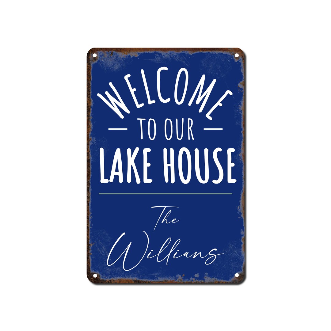 Lake House Décor, Personalized, Indoor Outdoor, Lake House Décor
