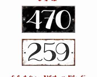 Rustic Address Sign, Farmhouse Decor,  House Sign, House Numbers, Street Sign, Address Plaque, Custom Address Sign, Outdoor condo apartment