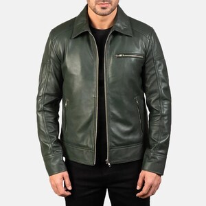 Veste en cuir d'agneau pour hommes/Vestes en cuir pour hommes/Vestes en cuir pakistanaises pour hommes
