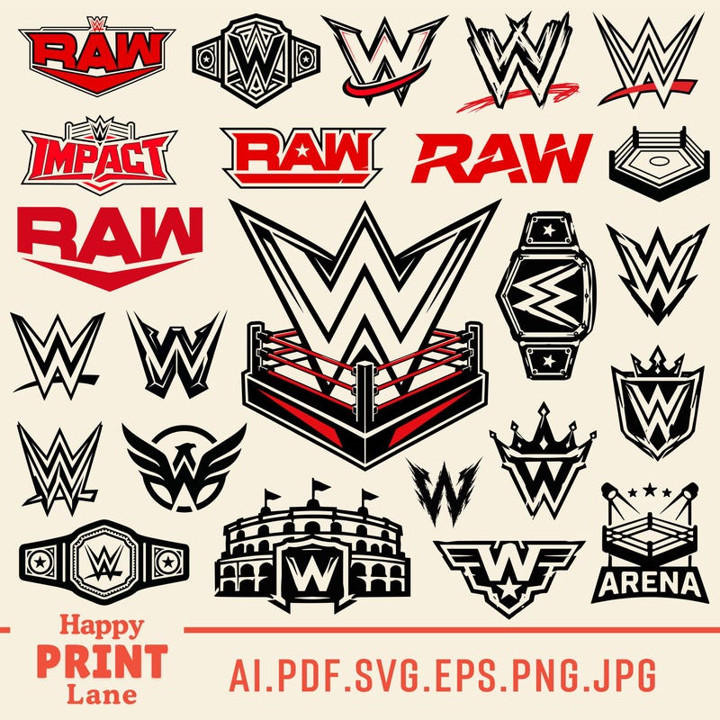 Svg Lettering Wwf Svg - Etsy