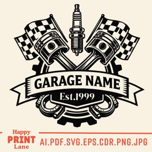 Mechanic Svg, Auto Mechanic Tools Logo, Mechanic Shirt Svg Png, Repair Tools & Spark Plug SVG, Digital Download image 9