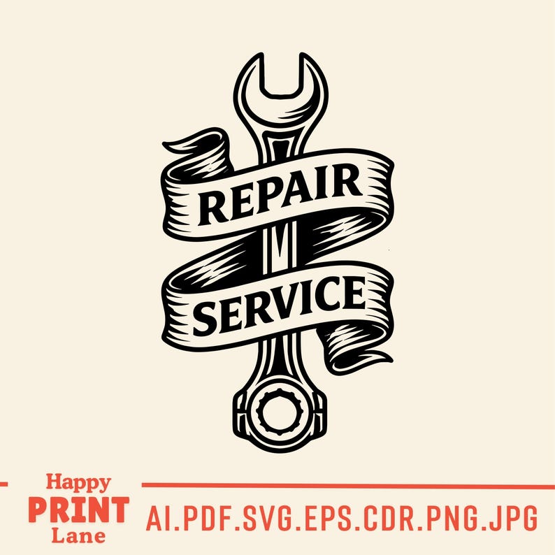 Mechanic Svg, Auto Mechanic Tools Logo, Mechanic Shirt Svg Png, Repair Tools & Spark Plug SVG, Digital Download image 6