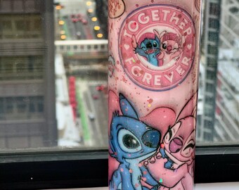 Stitched With Love (Light Pink) 20 oz tumbler