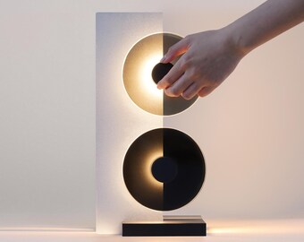 90s Retro Vintage Modern LED Accent Table Lamp Dimmable & Color Tunable