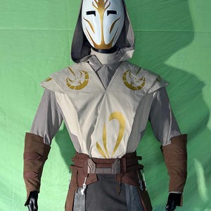 Jedi Temple Guard Costume SW Galaxy of Heroes Cosplay Set Costume Top Version
