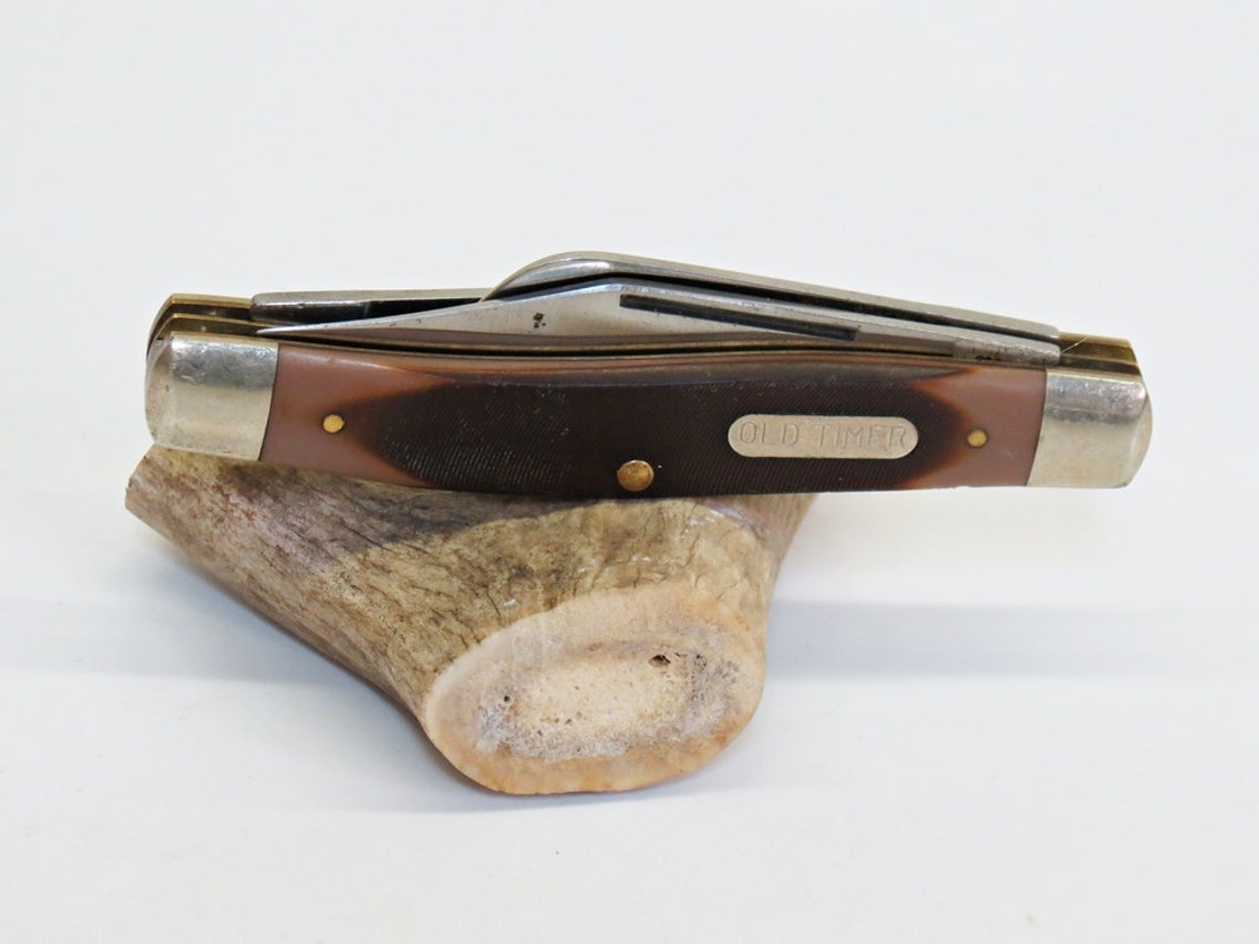 Old Timer Pocket Knife Schrade USA 80T 3 Blade Folding Knife Etsy