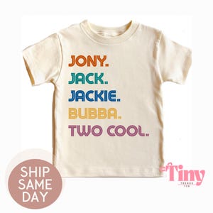 Personalized Retro Name Toddler Shirt – Custom Vintage Kids Tee –Natural Color Name Shirt– Custom Toddler Outfit – Personalized Kids T-Shirt