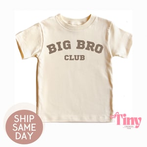 Big Bro Club Toddler Shirt, Big Brother Shirt, Big Bro Tee, Big Brother To Be Shirt, Toddler Shirts, Kids Shirts, Promoted To Big Bro
