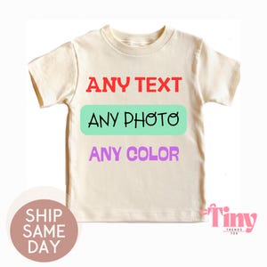 Kids Personalized T-Shirt, Custom Name Shirt for Kids, Personalised Children&#39;s Tee, Custom Kids Design Tee, Name T-Shirt