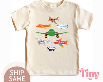 Airplane Kids T-Shirt, Aviation Lover Gift