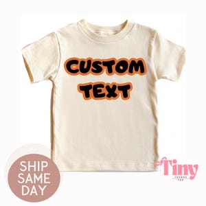 Personalisiertes Kleinkind Shirt, Individuelles Kleinkind Shirt, Personalisiertes Kinder Shirt, Individuelle Kinder Shirts, Individuelles Text Kleinkind T-Shirt