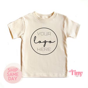 Custom Toddler T-Shirt - Custom Logo Kids Shirt - Business Logo Kids Tee - Shirt for Kids - Personalize Company Shirt - Custom Brand Tee