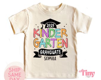 Personalisierte Kindergarten Abschluss Shirt | Klasse von 2025 Grad Tee