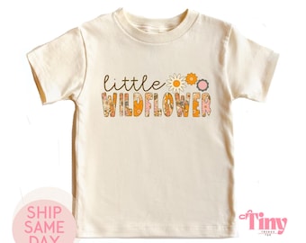 Little Wildflower Baby Bodysuit, Boho Girl Outfit