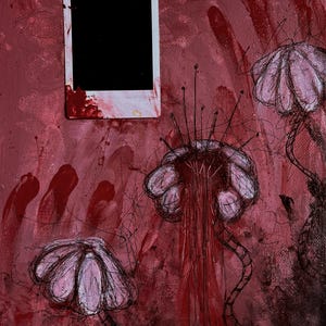 there is only one way out - art print - Raspberry Gloom 2025
