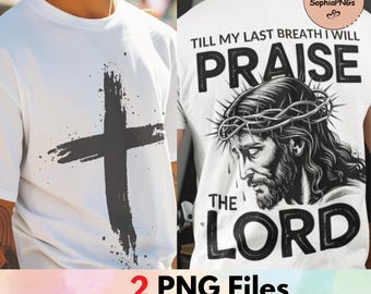 Christian Men&#39;s PNG Bundle, Lord Png Files, Cross PNG Designs, Christianity Shirt Graphics, Faith-Based PNG Download Pack