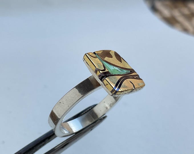 Enamel ring size L 1/2