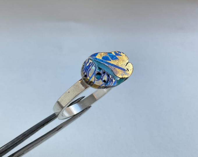 Enamel ring size U 1/2