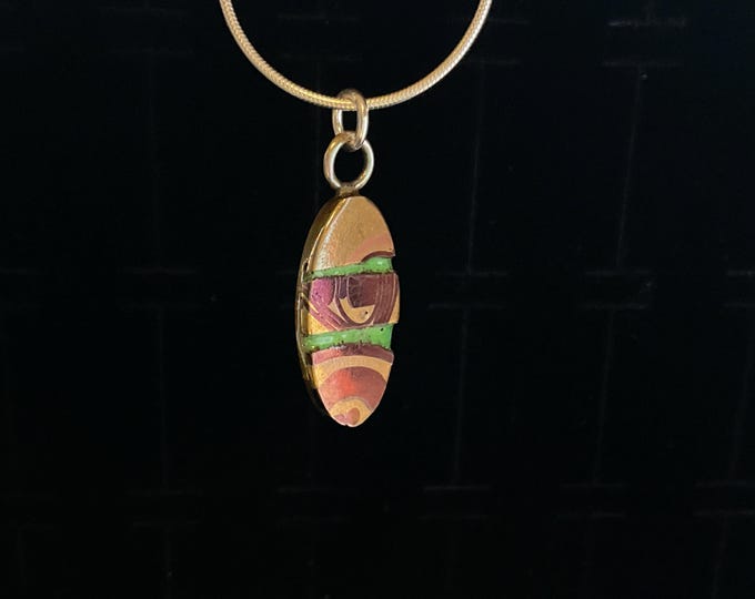 Enamel pendant